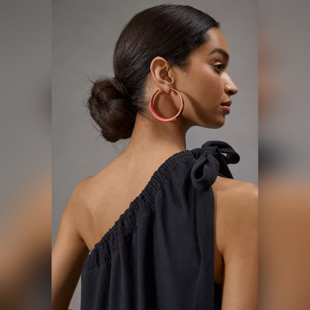 Daily Practice by Anthropologie Ruched One-Shoulder Mini Dress Size L - Picture 10 of 15